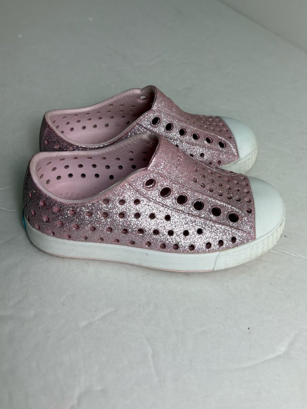 Native Pink Glitter Shoes size 6